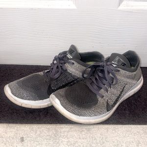 Nike Flyknit Grey Running Sneakers